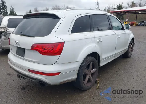 2013 Audi Q7 3.0T S Line Prestige from USA, damaged, VIN WA1DGAFE4DD014580